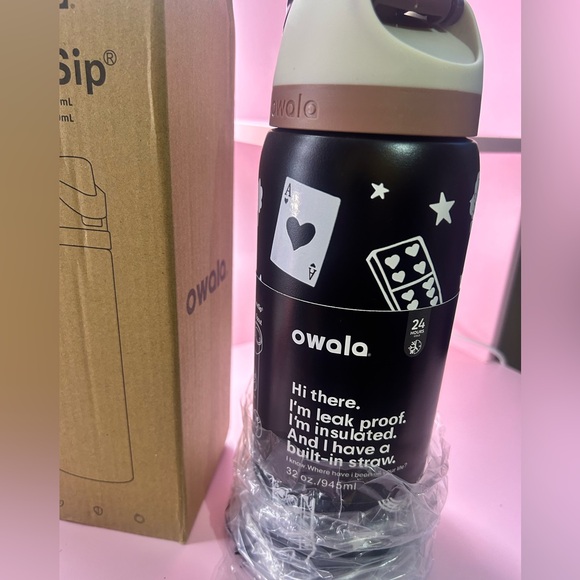 Owala x UO Exclusive Free Sip 32 oz tumbler Good Luck - New in box - Picture 3 of 5